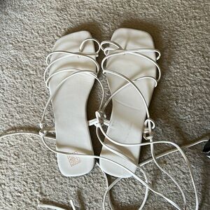 Lace up sandals